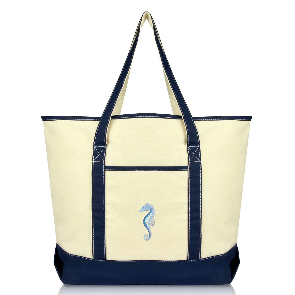 Dalix Seahorse Tote Bag