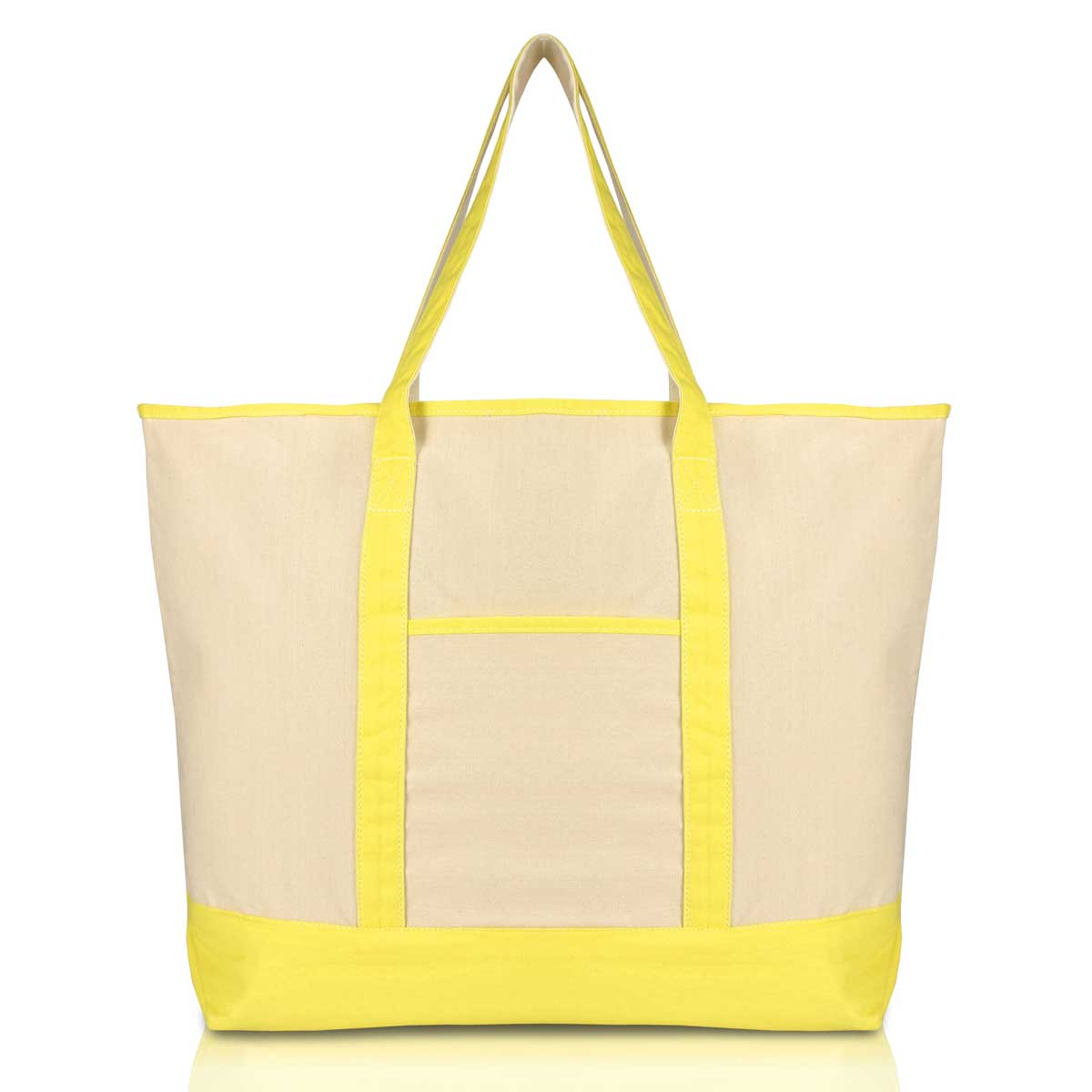 Dalix 22" Soft Canvas Tote Bag