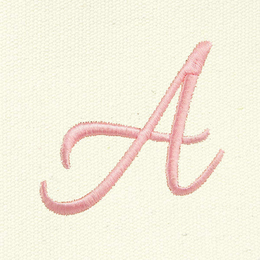 Dalix Striped Beach Bag Tote Bags Satchel Personalized Pink Ballent Letter A - Z