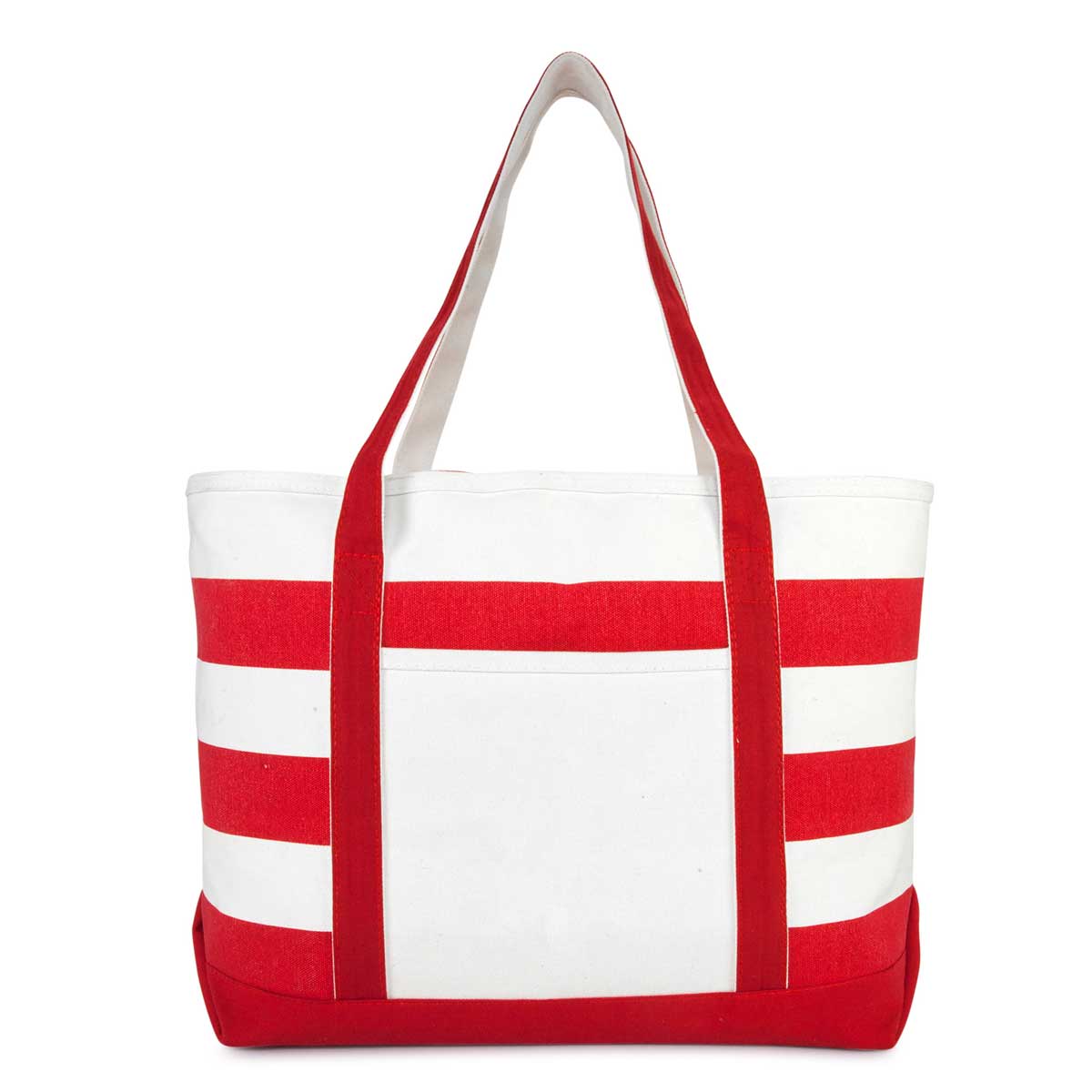 Dalix 23" Premium Striped Tote Bag