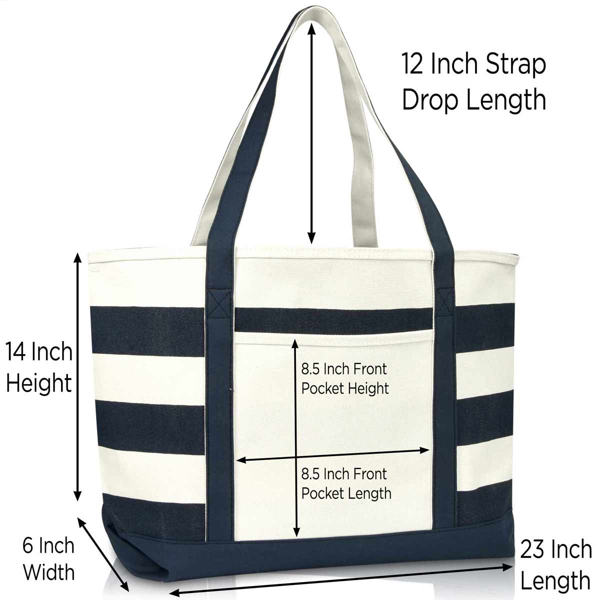 Dalix Sailboat Tote Bag