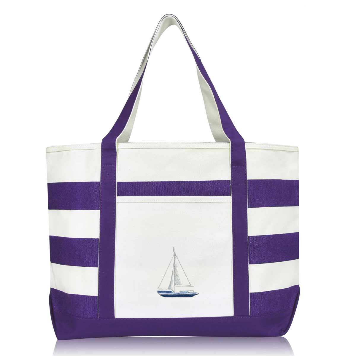 Dalix Sailboat Tote Bag