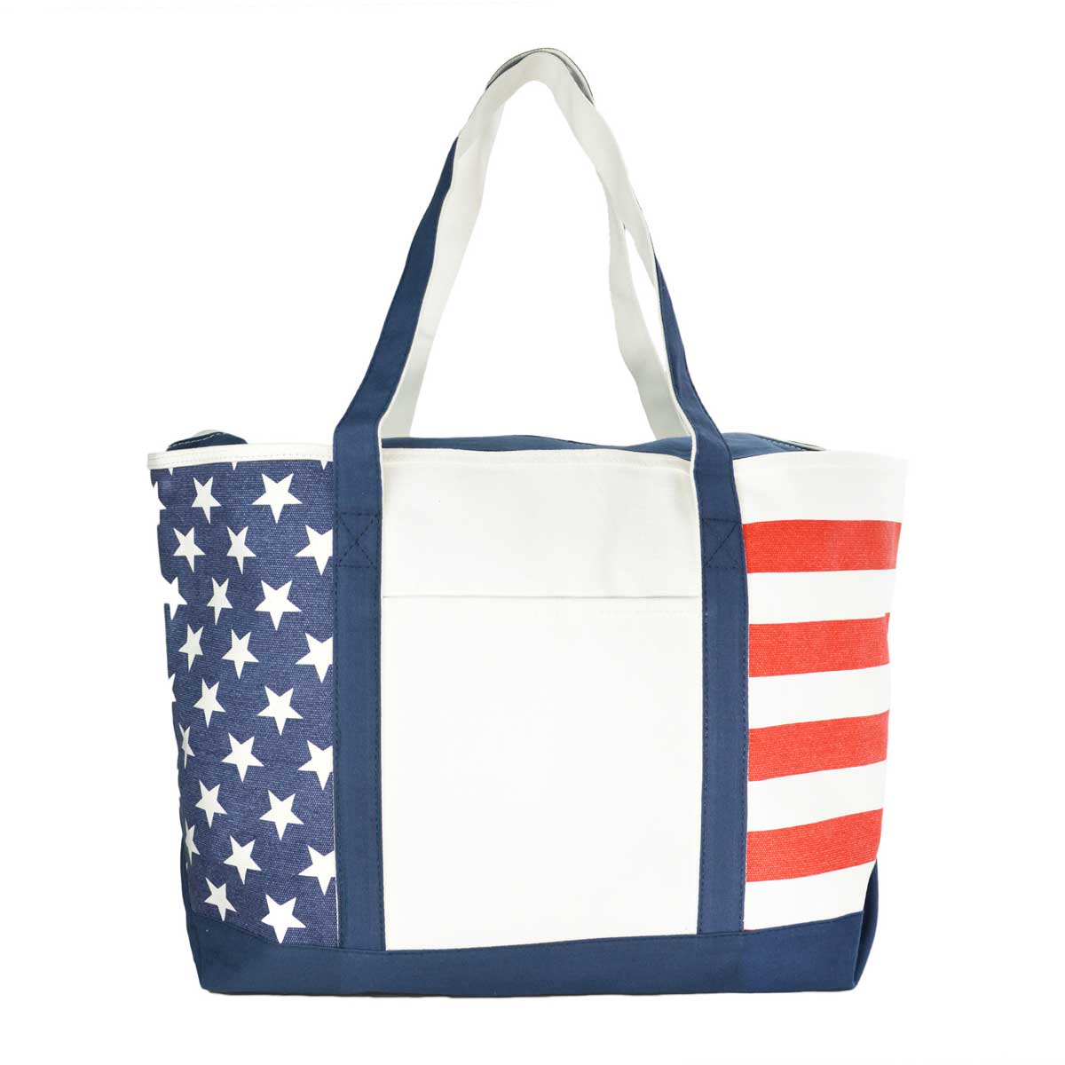 Dalix 23" Premium Striped Tote Bag