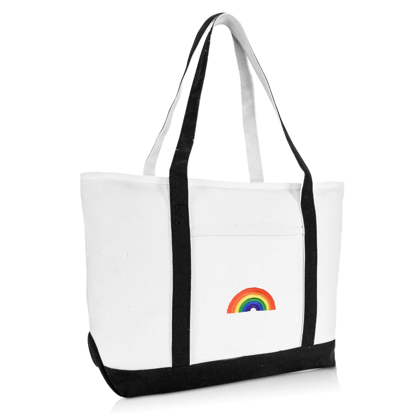 Dalix Rainbow Tote Bag