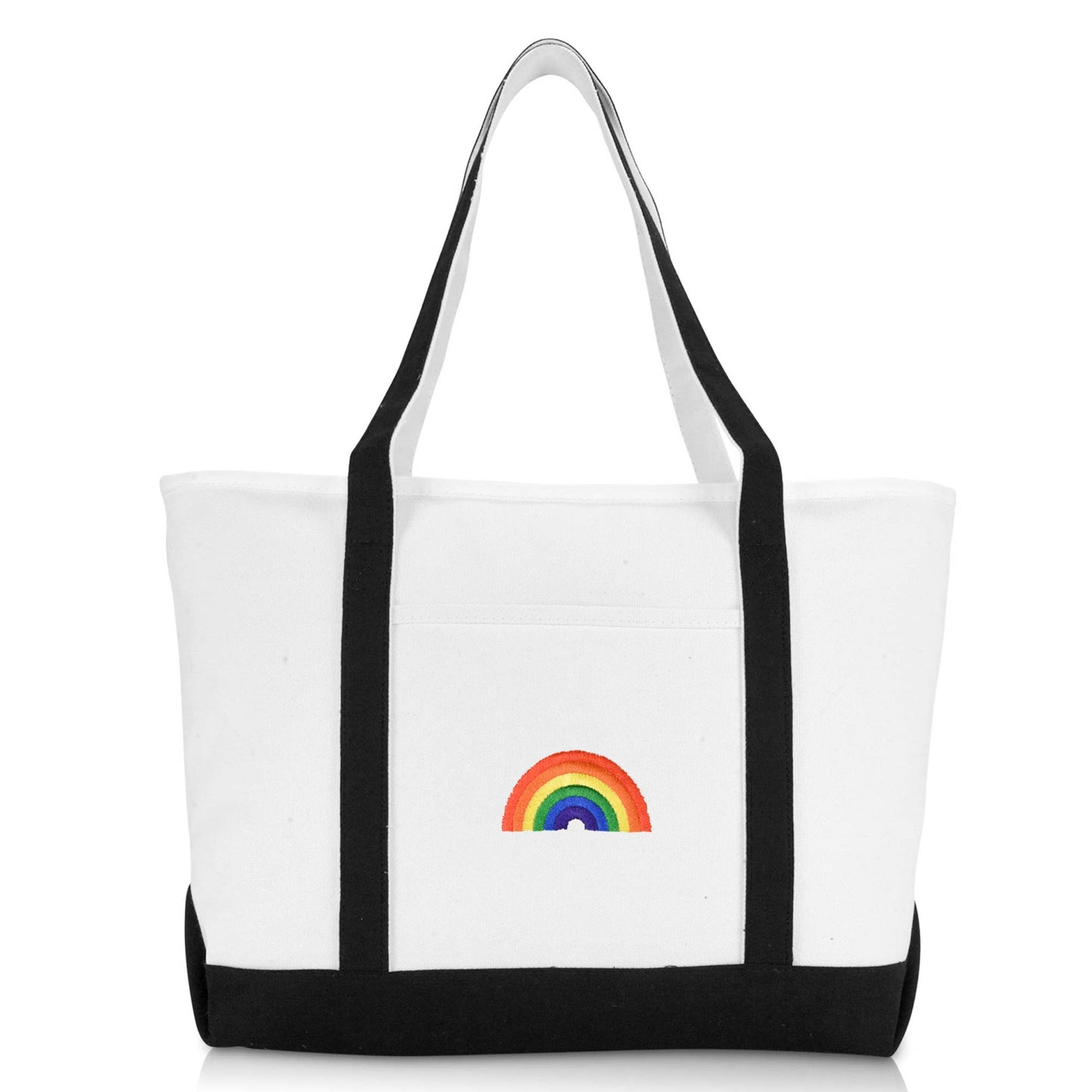 Dalix Rainbow Tote Bag