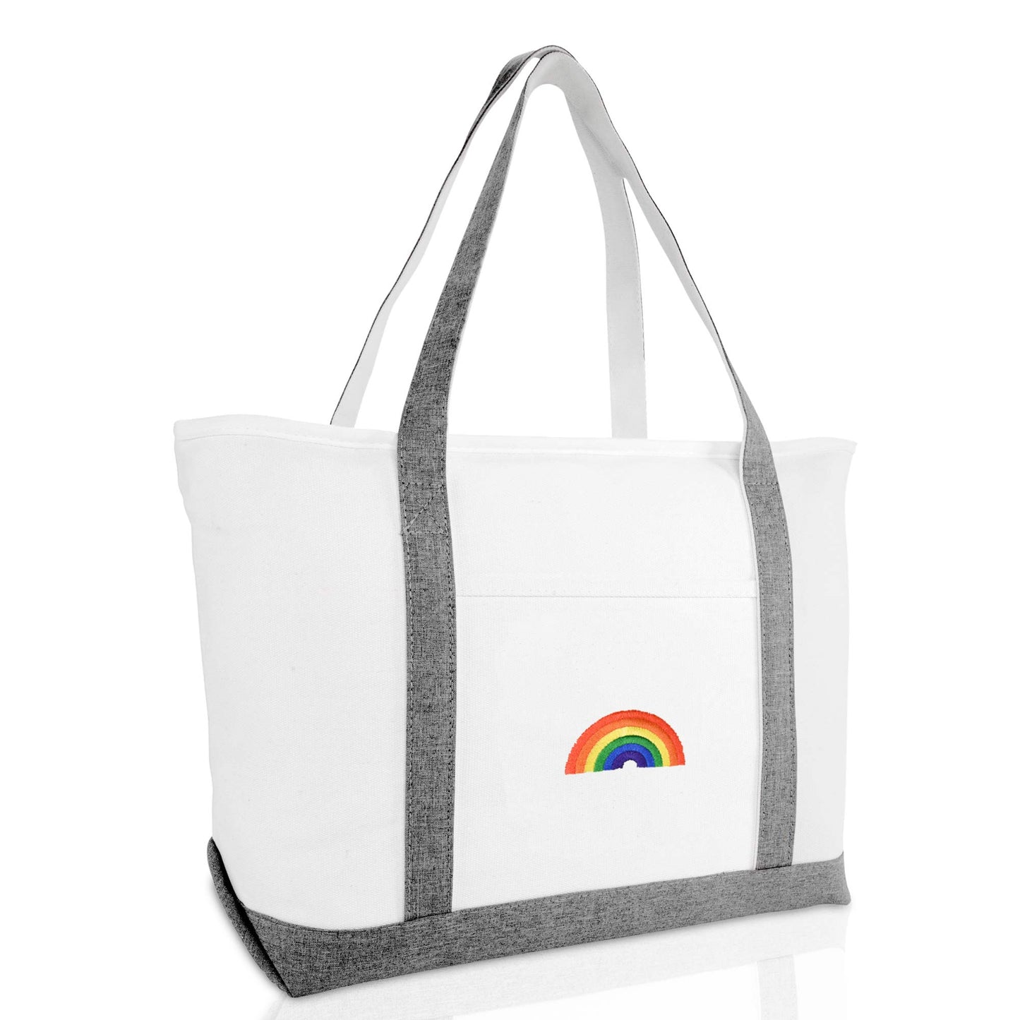 Dalix Rainbow Tote Bag