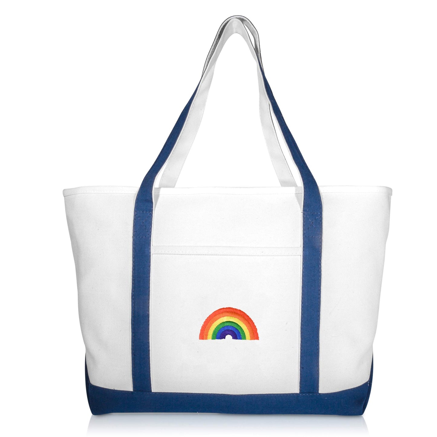 Dalix Rainbow Tote Bag