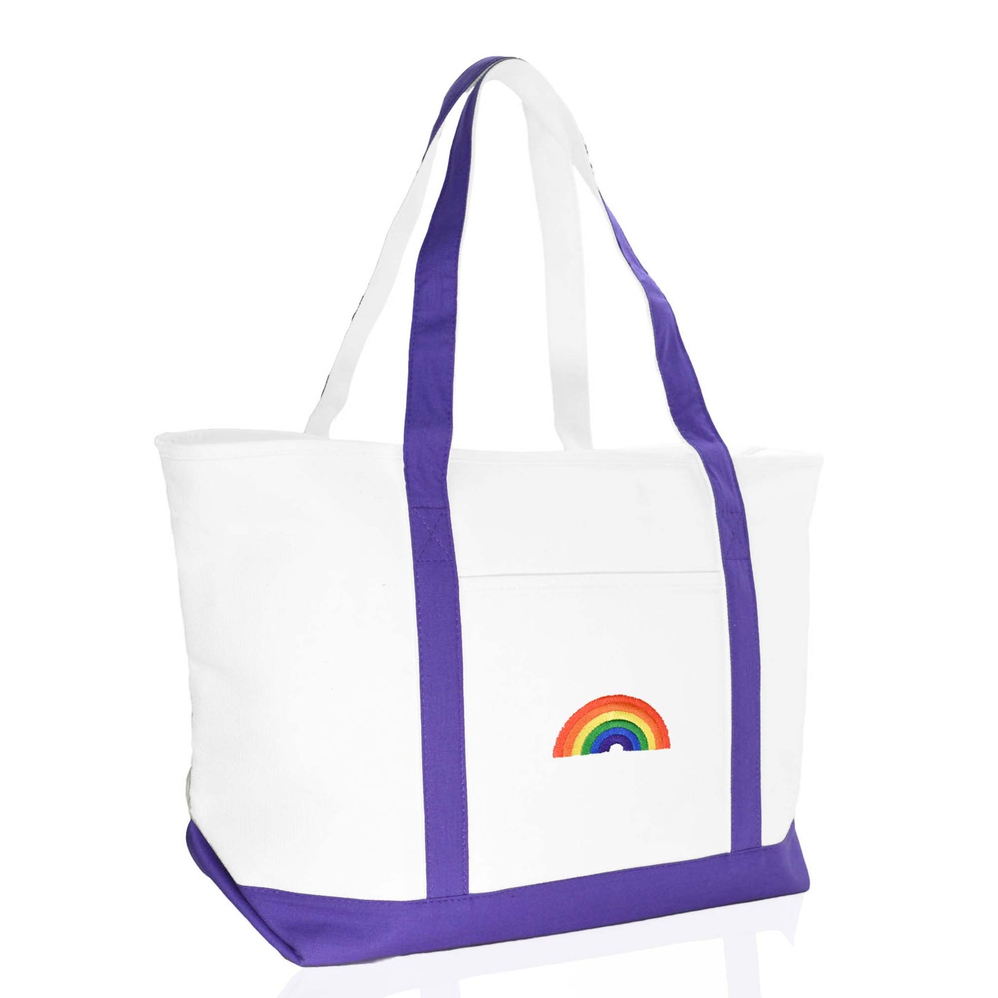 Dalix Rainbow Tote Bag