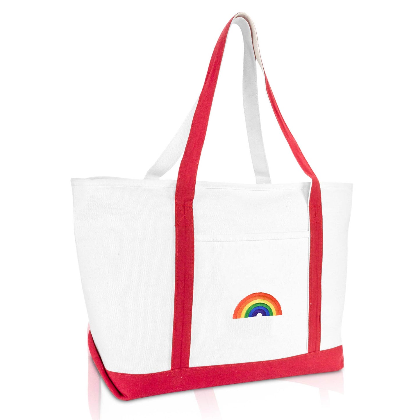 Dalix Rainbow Tote Bag