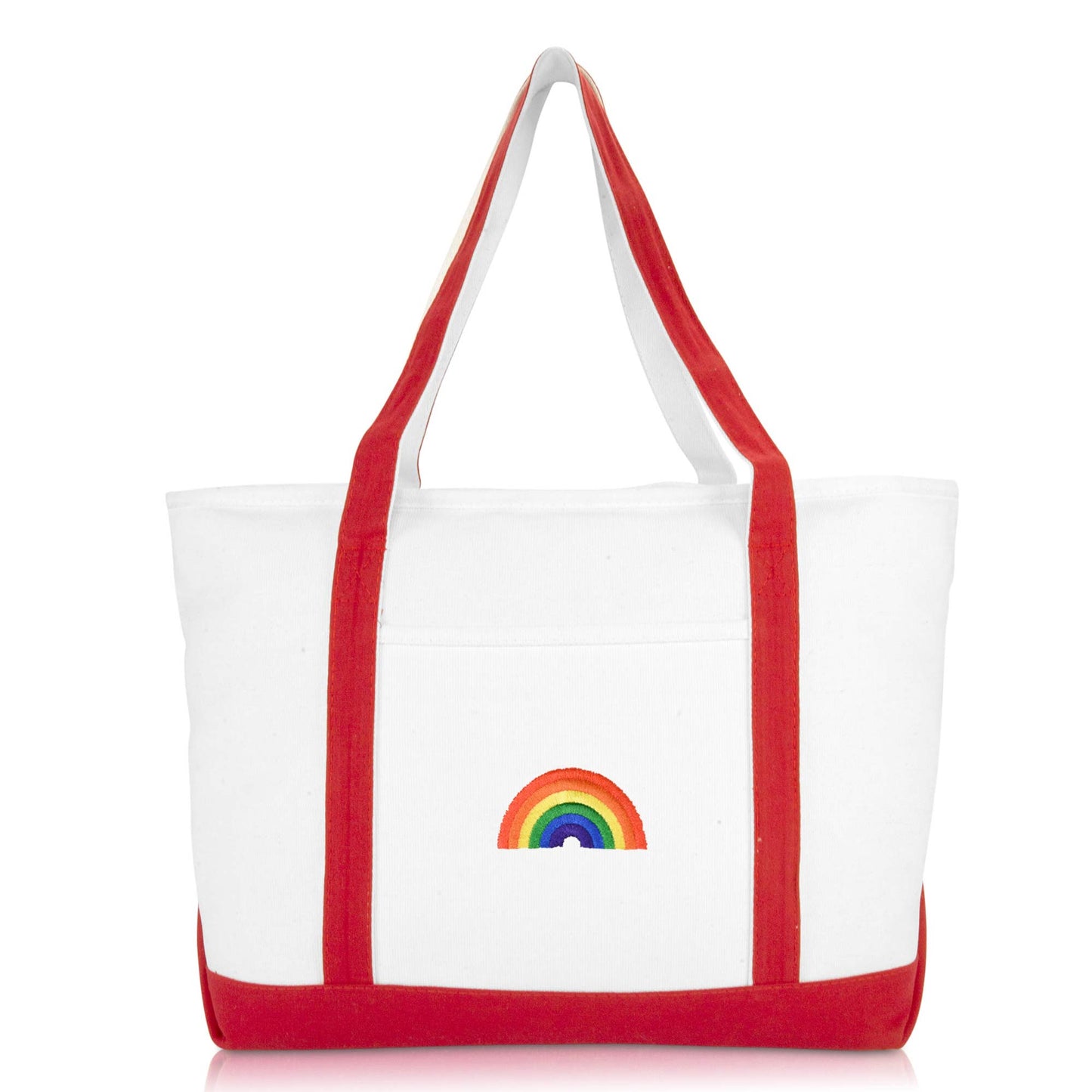 Dalix Rainbow Tote Bag