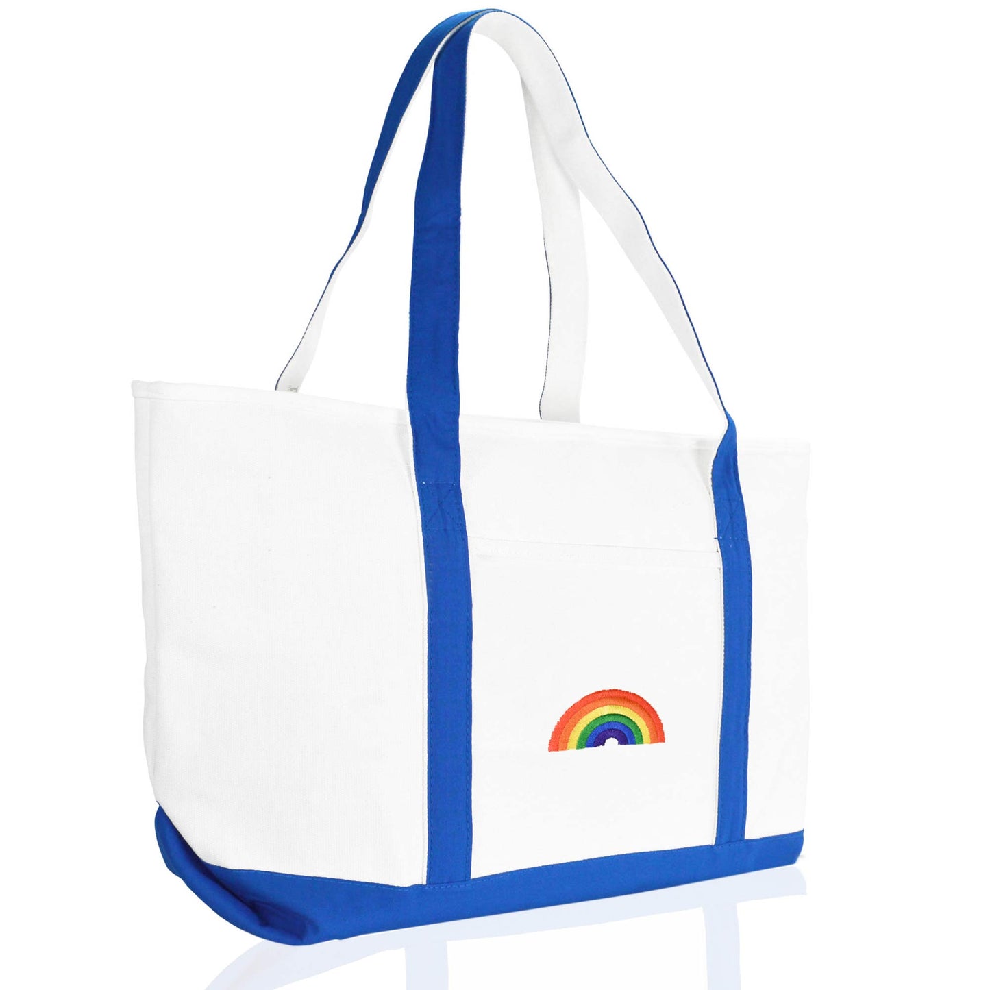 Dalix Rainbow Tote Bag