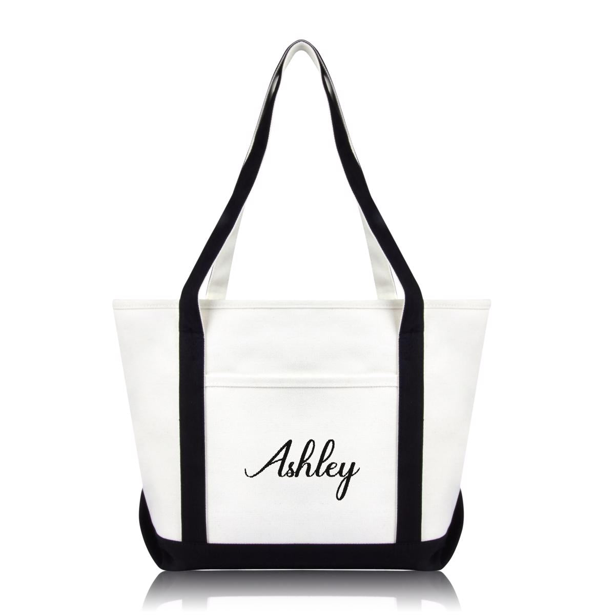 Dalix Womens Names Tote Bag