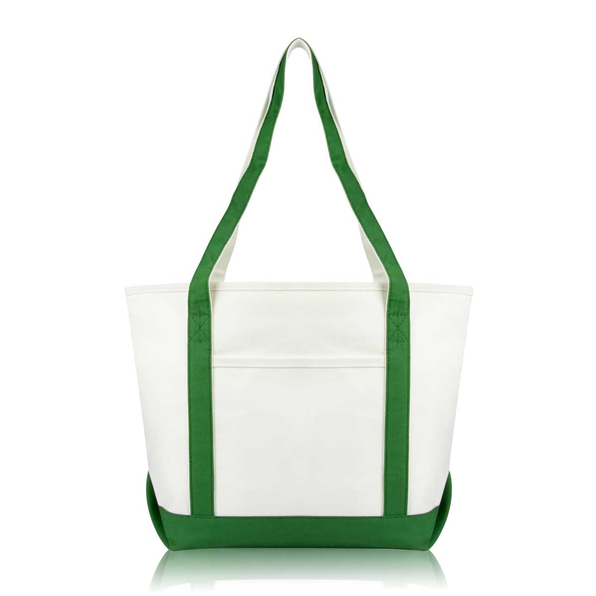 Dalix Daily Shoulder Tote Bag Premium Cotton Canvas