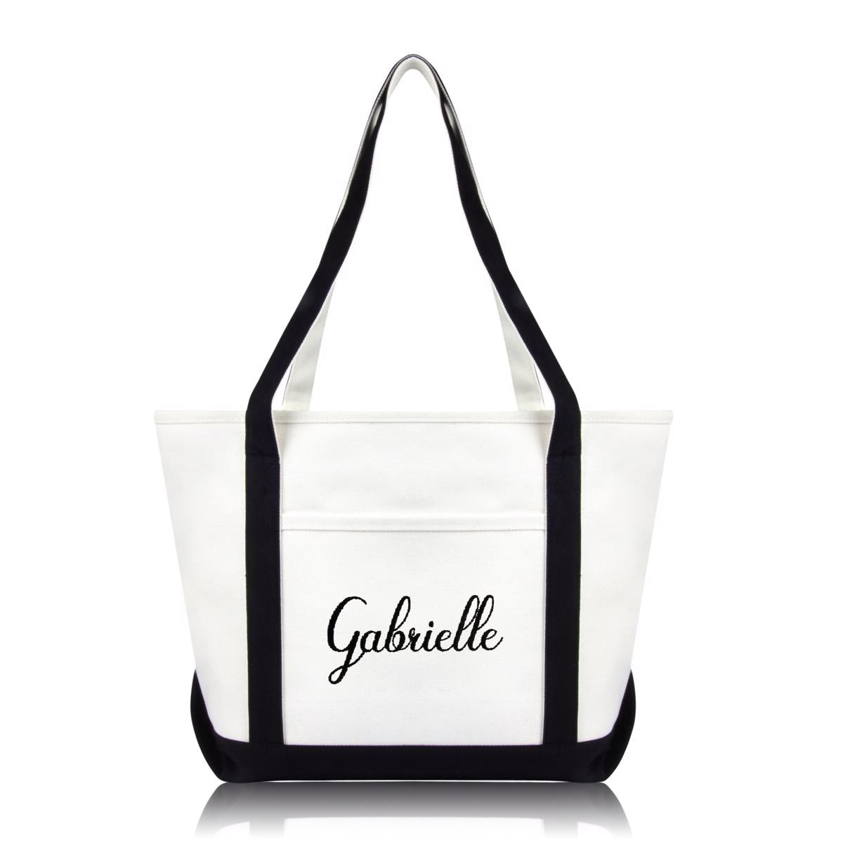 Dalix Womens Names Tote Bag