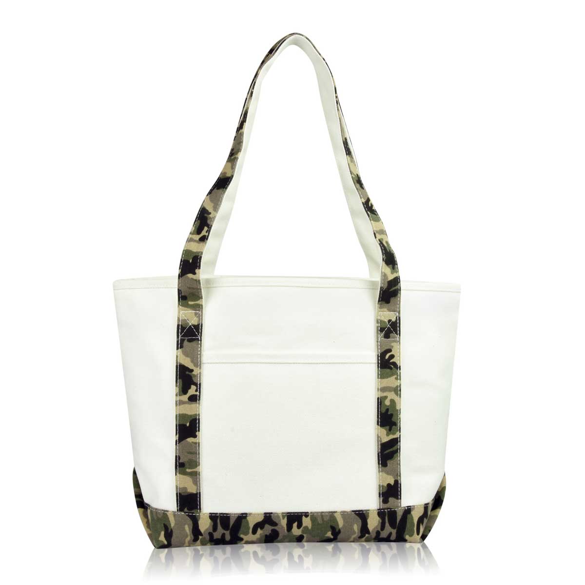 Dalix Daily Shoulder Tote Bag Premium Cotton Canvas