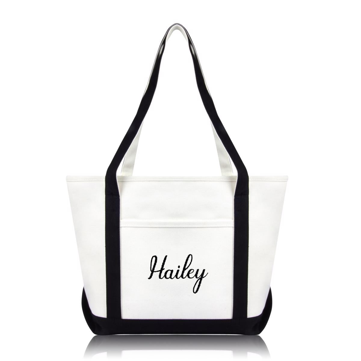 Dalix Womens Names Tote Bag