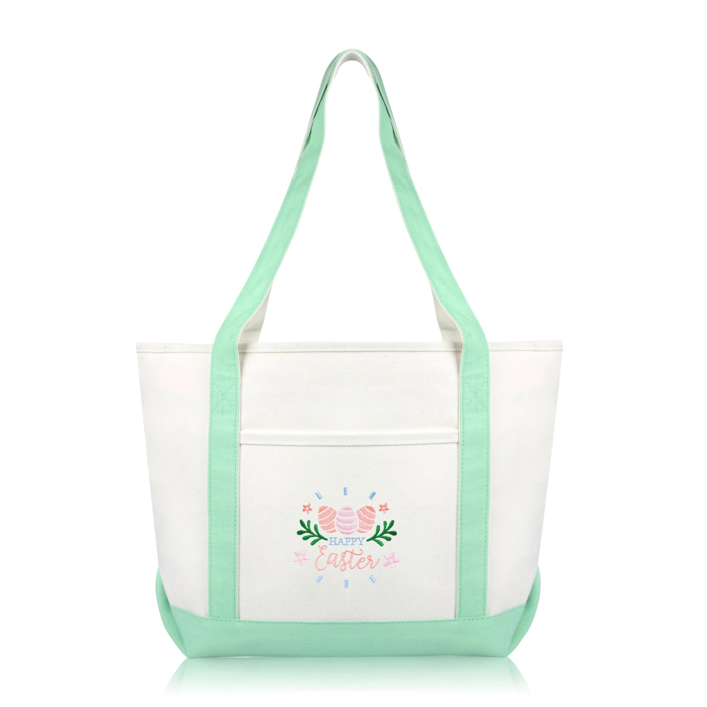 Dalix Happy Easter Tote Bag