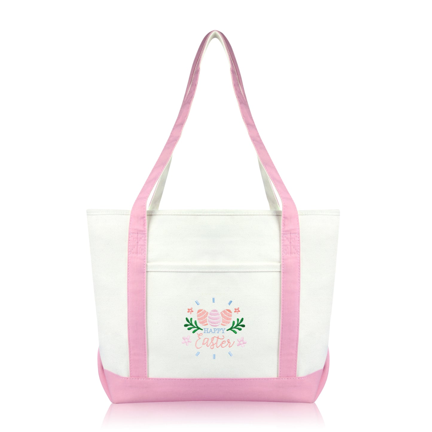 Dalix Happy Easter Tote Bag