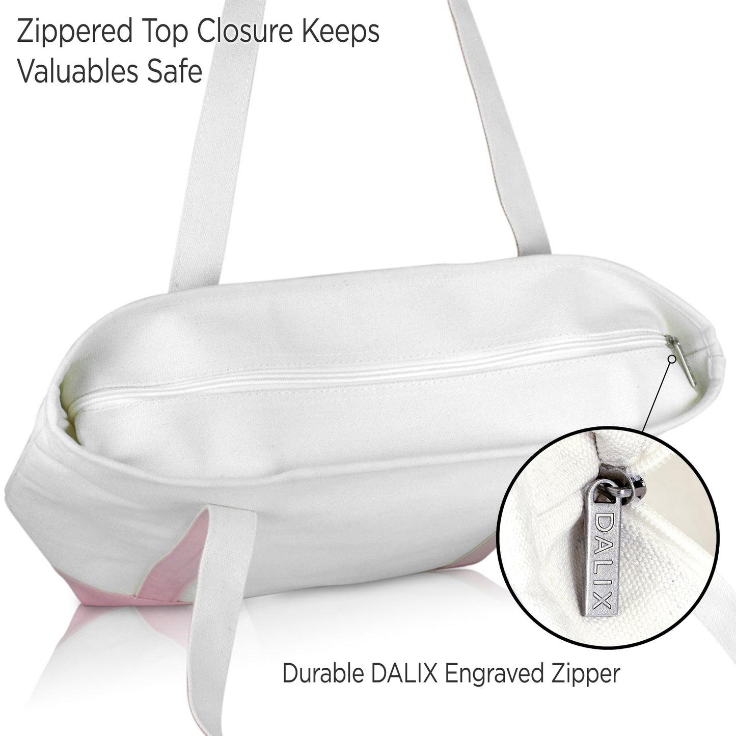 Dalix Happy Easter Tote Bag