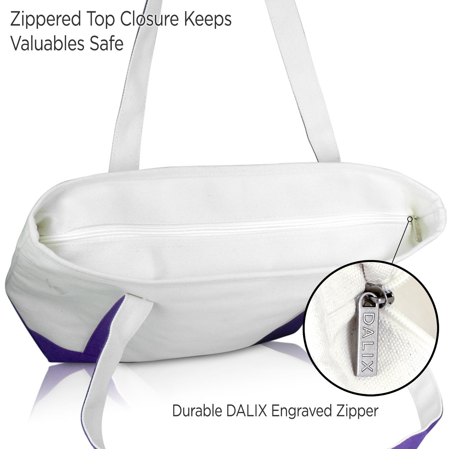 Dalix Happy Easter Tote Bag