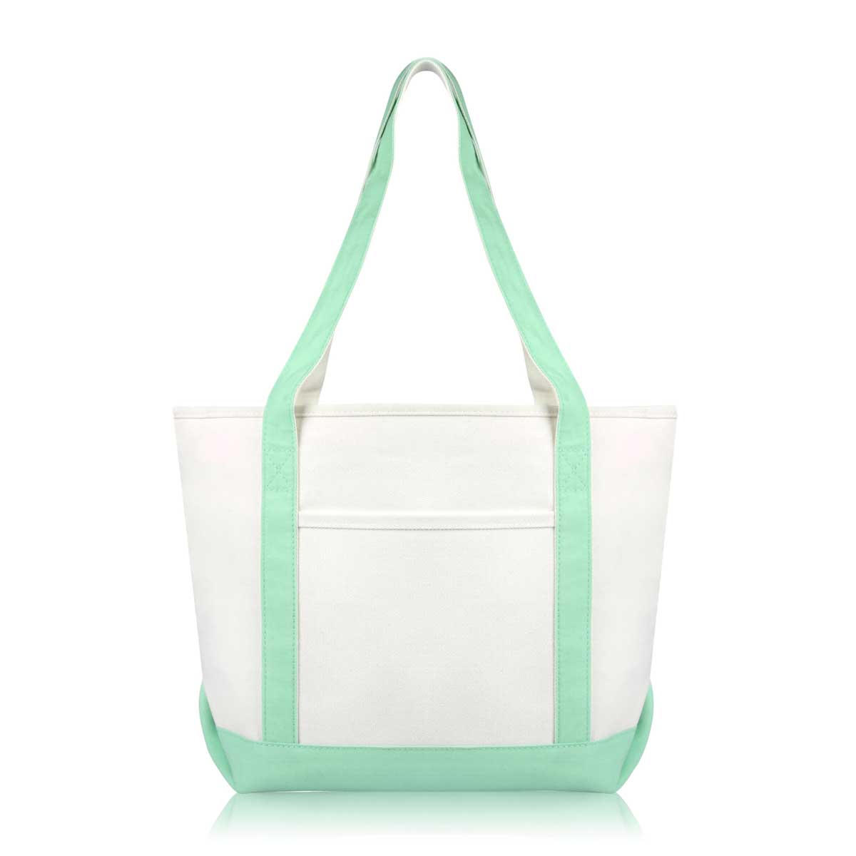 Dalix Daily Shoulder Tote Bag Premium Cotton Canvas