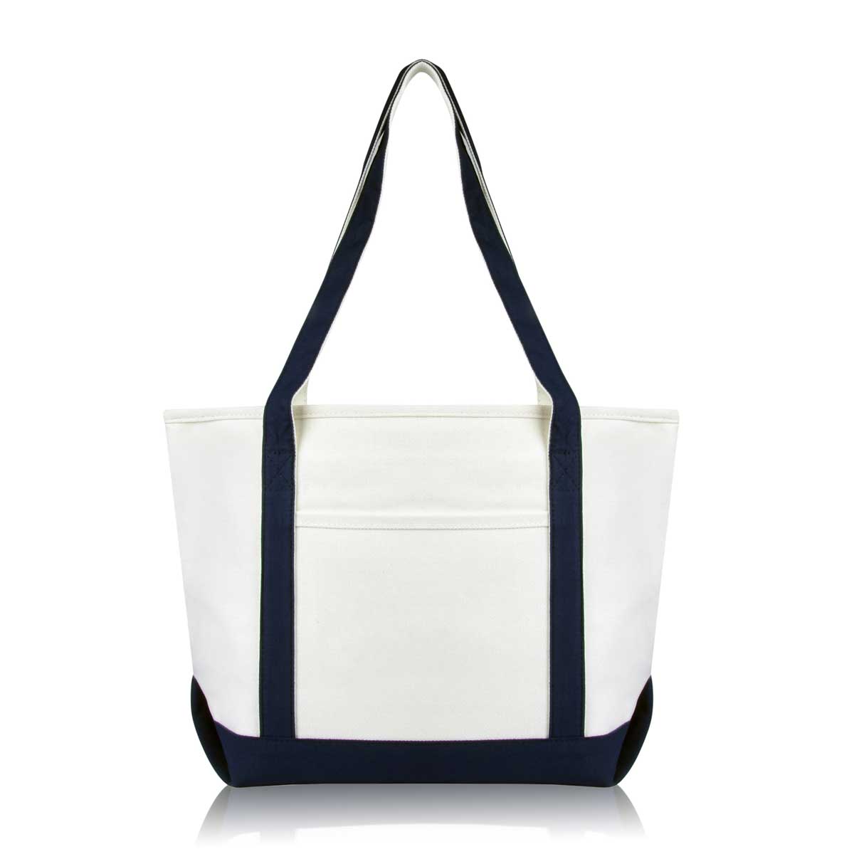 Dalix Daily Shoulder Tote Bag Premium Cotton Canvas