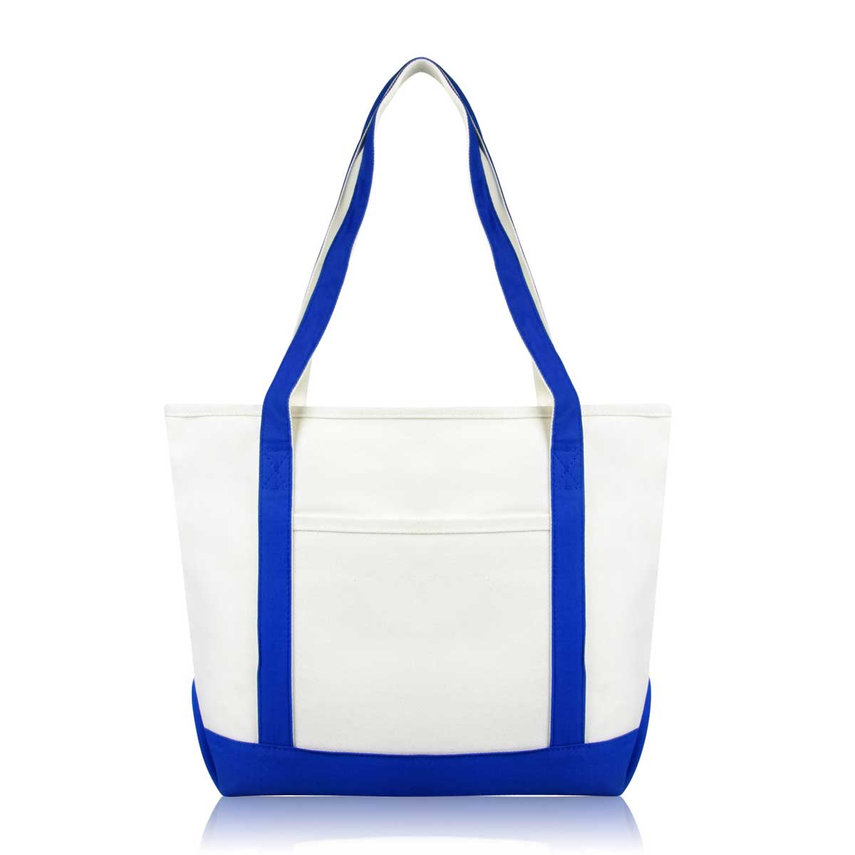 Dalix Daily Shoulder Tote Bag Premium Cotton Canvas