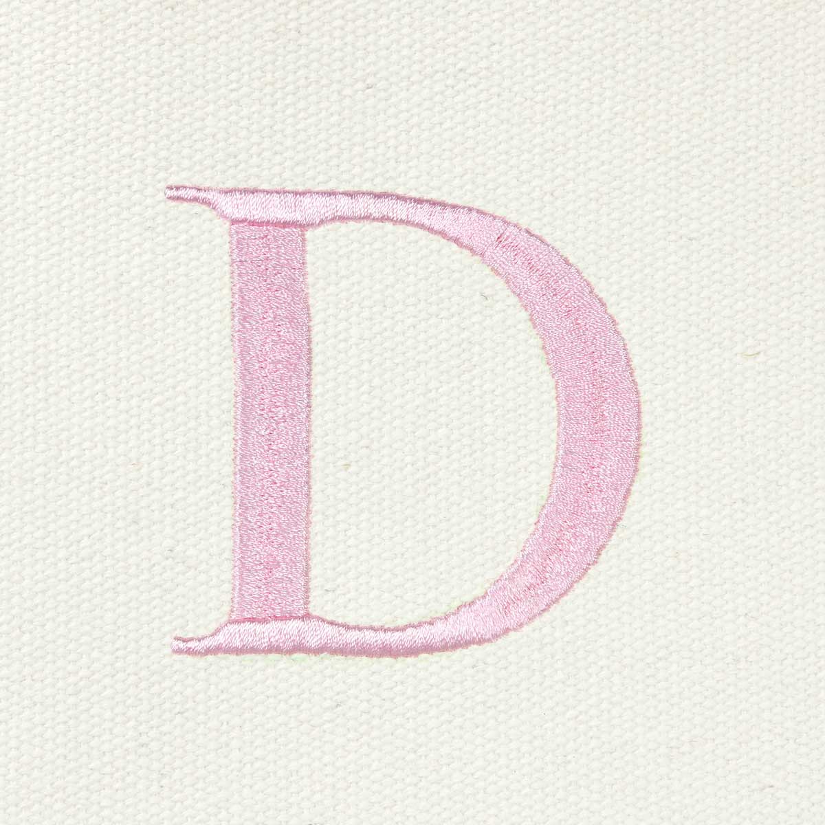 Dalix Medium Personalized Tote Bag Monogrammed Initial Letter - D