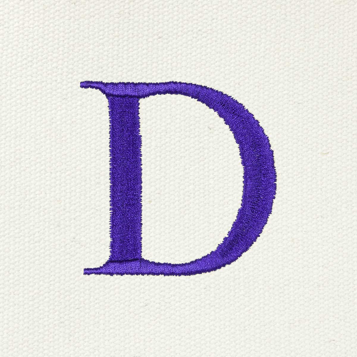 Dalix Medium Personalized Tote Bag Monogrammed Initial Letter - D