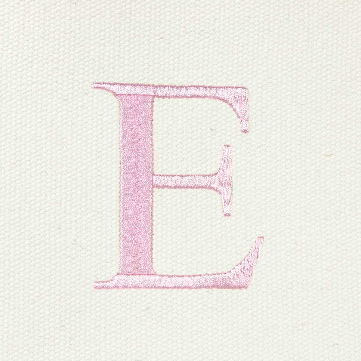 Dalix Medium Personalized Tote Bag Monogrammed Initial Letter - E