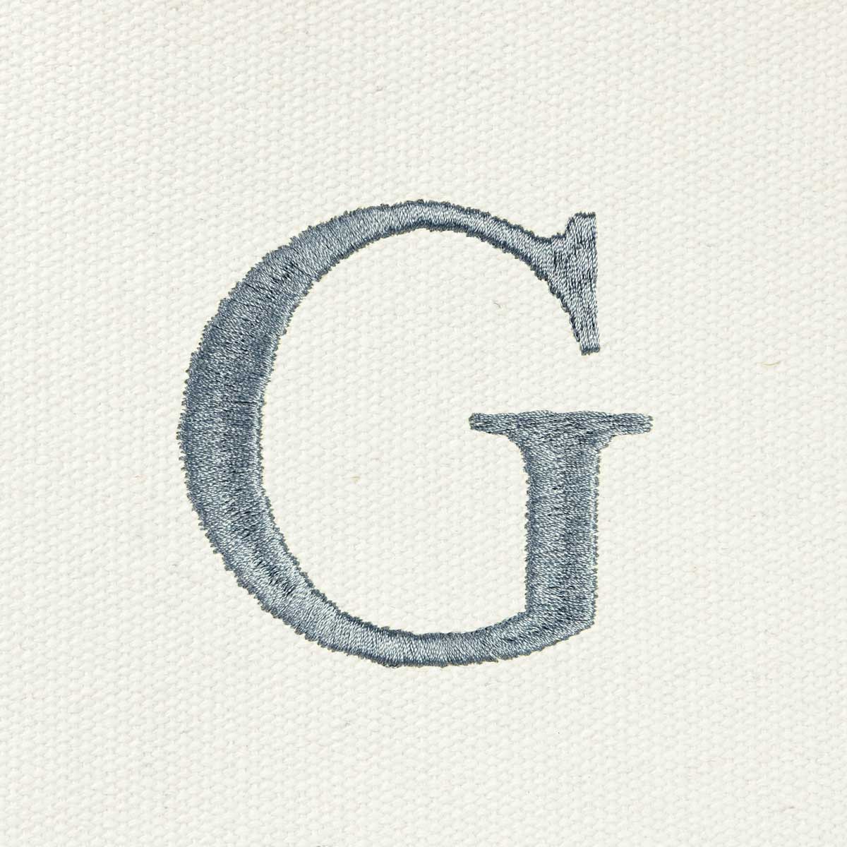 Dalix Medium Personalized Tote Bag Monogrammed Initial Letter - G