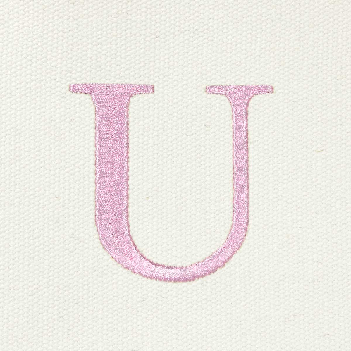 Dalix Medium Personalized Tote Bag Monogrammed Initial Letter - U