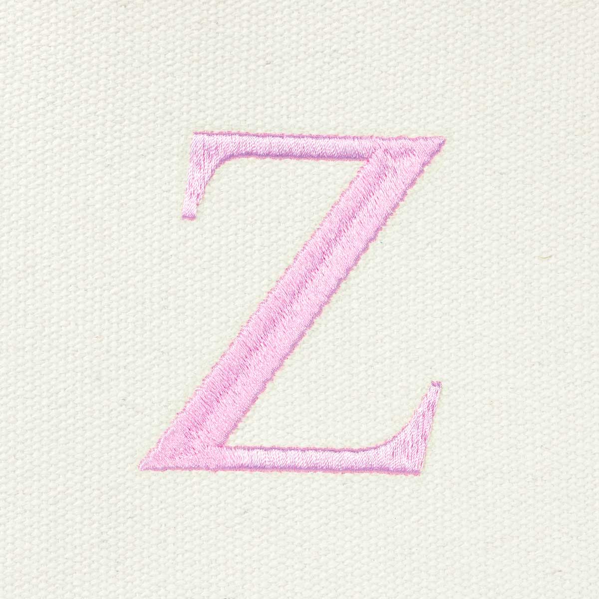 Dalix Medium Personalized Tote Bag Monogrammed Initial Letter - Z