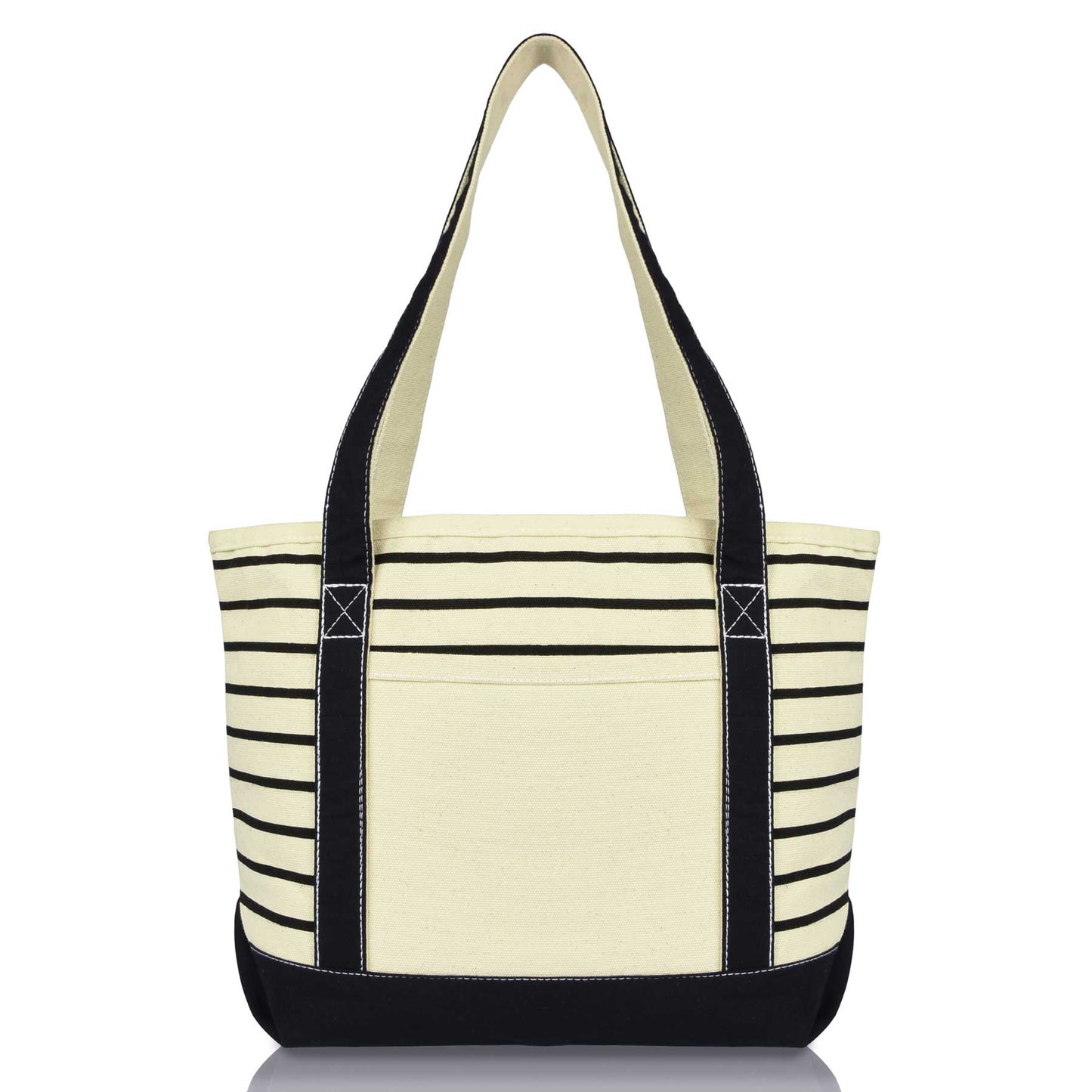 Dalix Striped Soft Tote