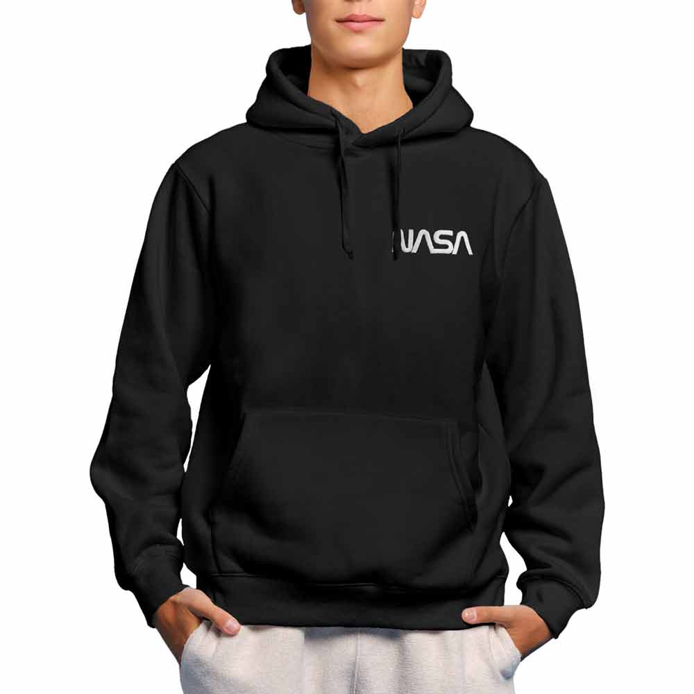 Dalix NASA Worm Midweight Fleece Hoodie