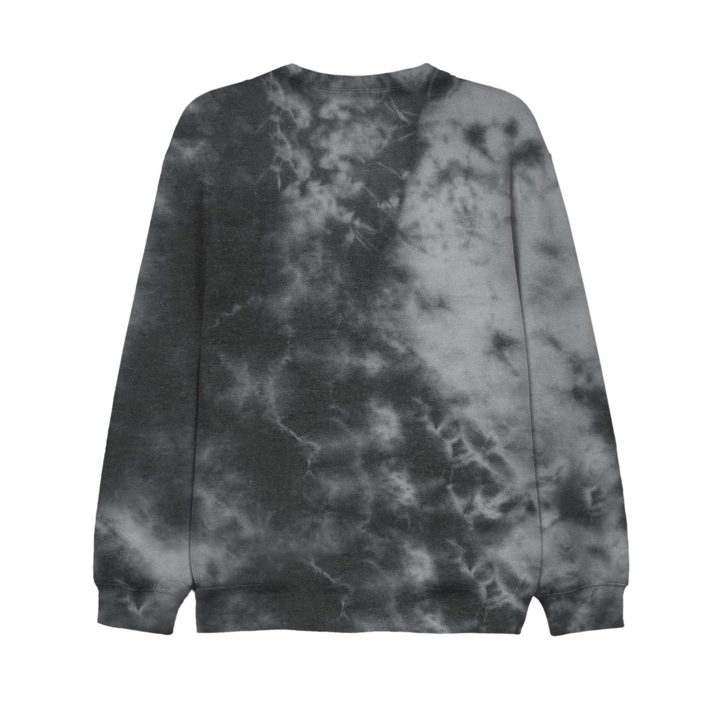 Dalix Rainbow Midweight Fleece Tie Dye Crewneck Sweatshirt
