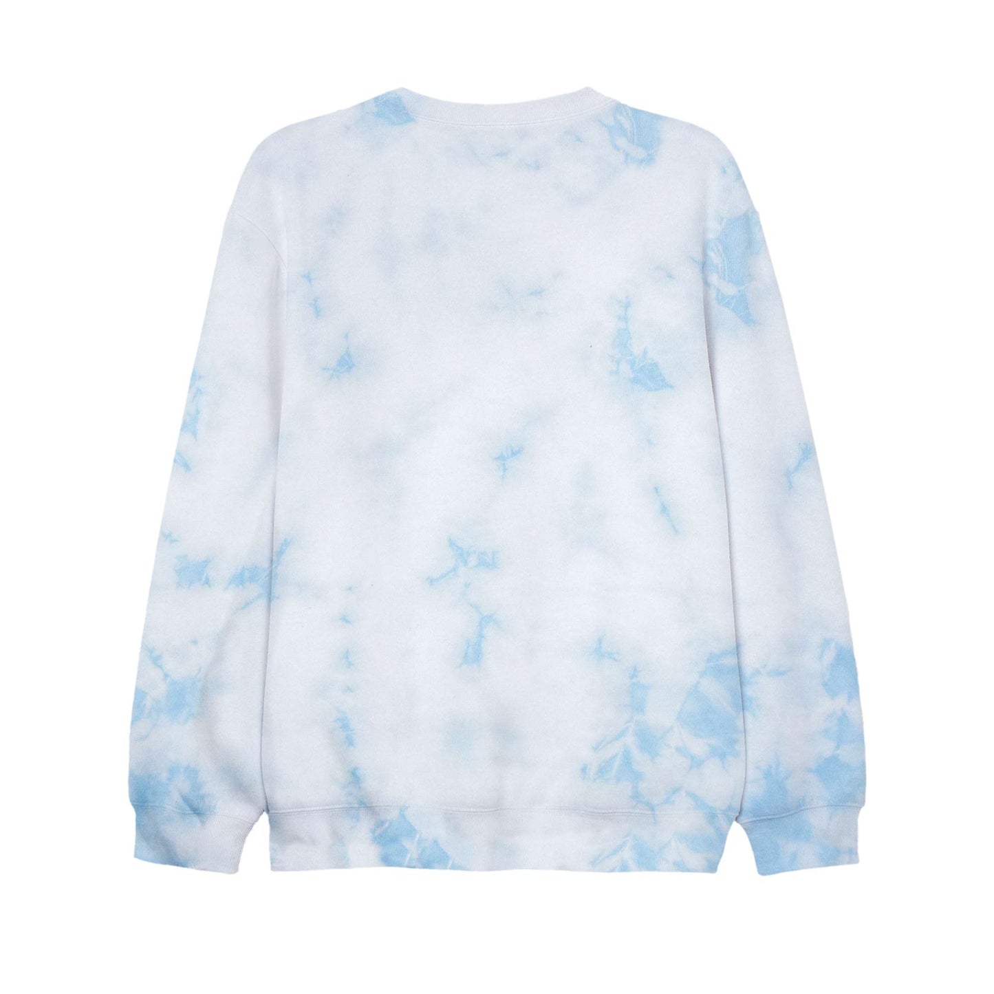 Dalix Rainbow Midweight Fleece Tie Dye Crewneck Sweatshirt