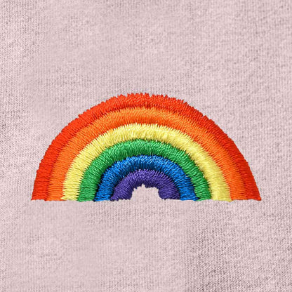 Dalix Rainbow Washed Zip Hoodie