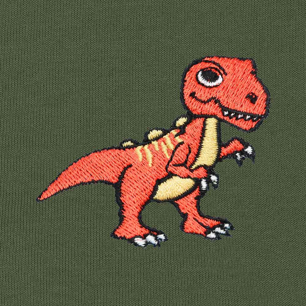 Dalix T-Rex Midweight Fleece Zip Hoodie