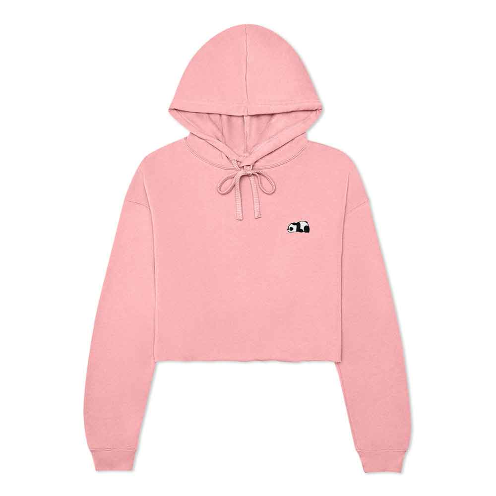 Dalix Panda Midweight Fleece Cropped Hoodie
