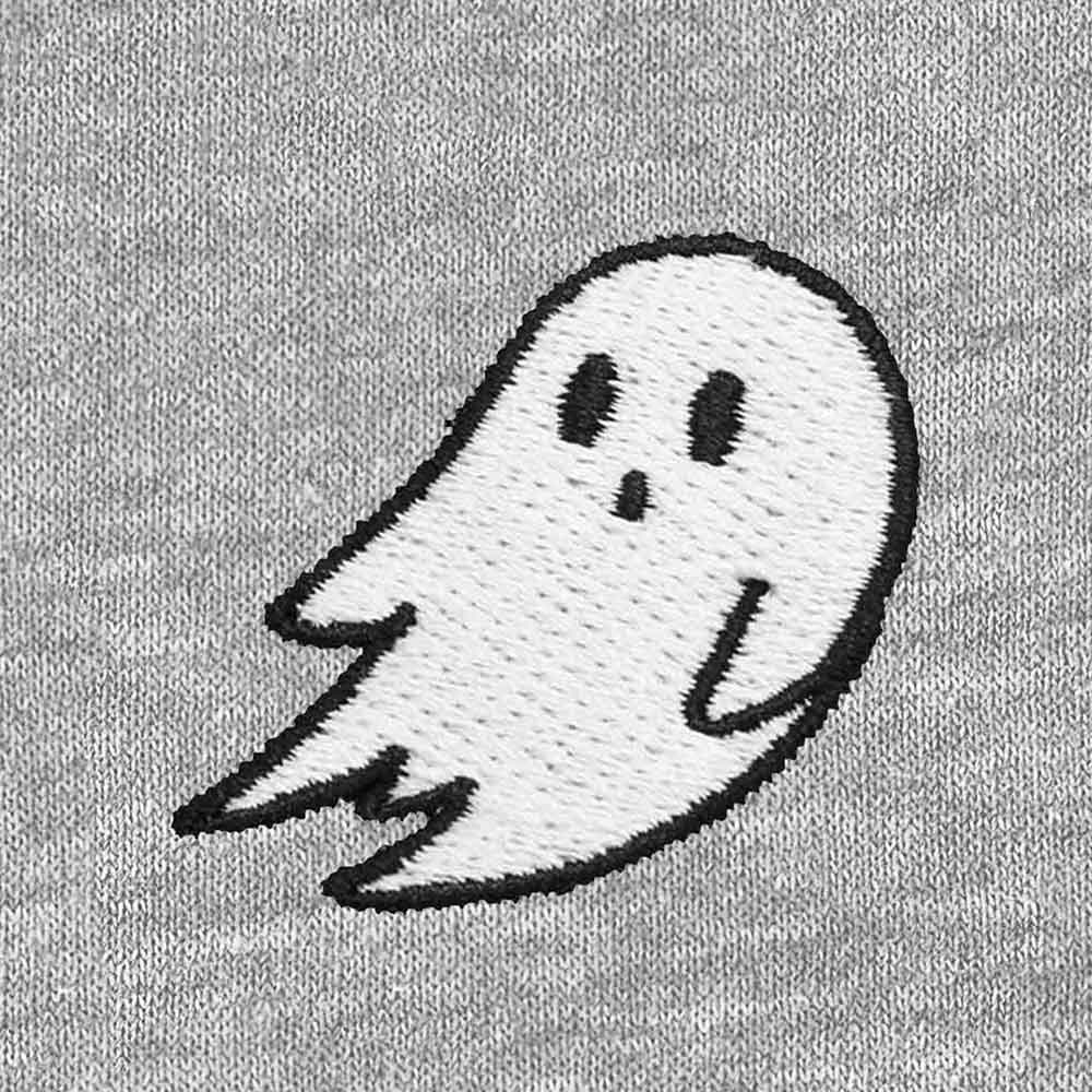 Dalix Ghost Midweight Fleece Cropped Zip Hoodie