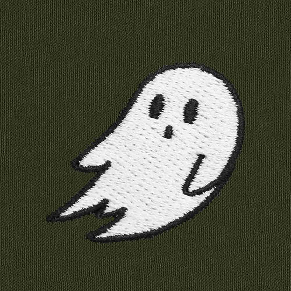 Dalix Ghost Midweight Fleece Cropped Zip Hoodie