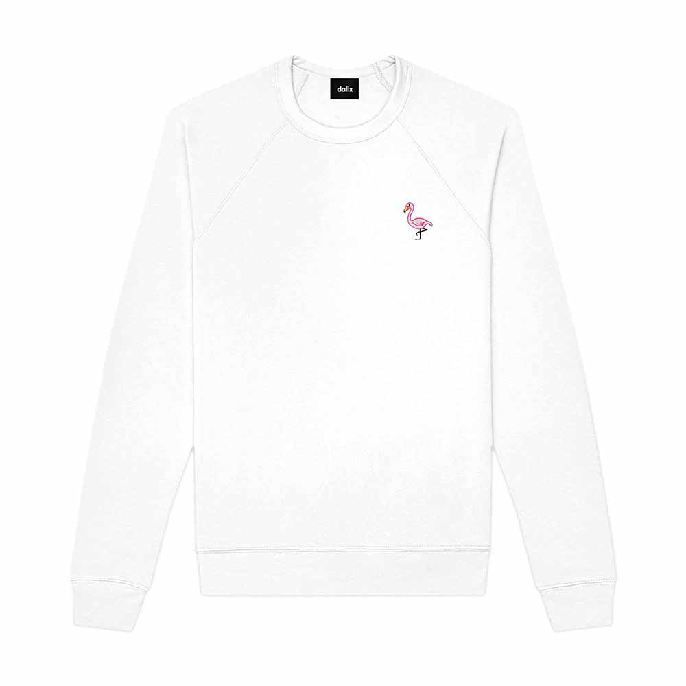 Dalix Flamingo Midweight Fleece Raglan Sweatshirt