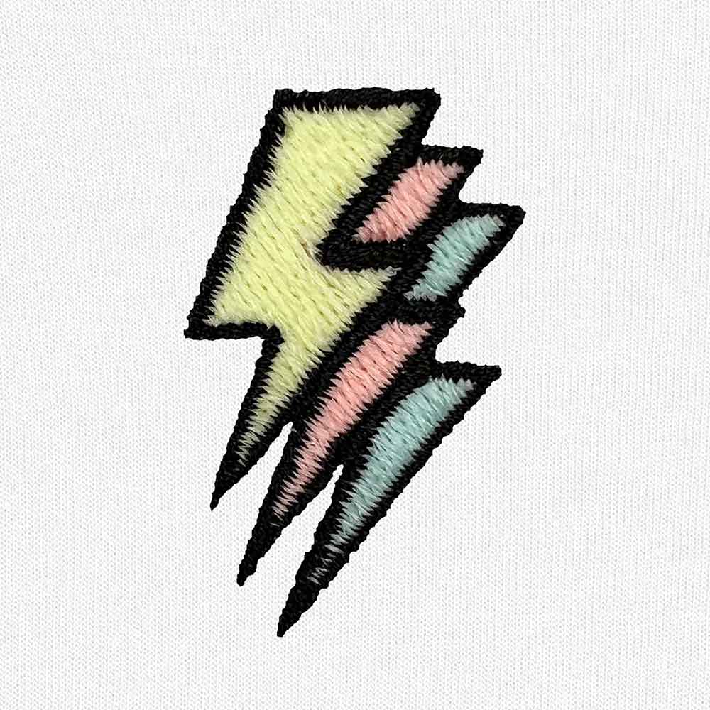 Dalix Lightning Midweight Fleece Crewneck Sweatshirt (Glow in the Dark)