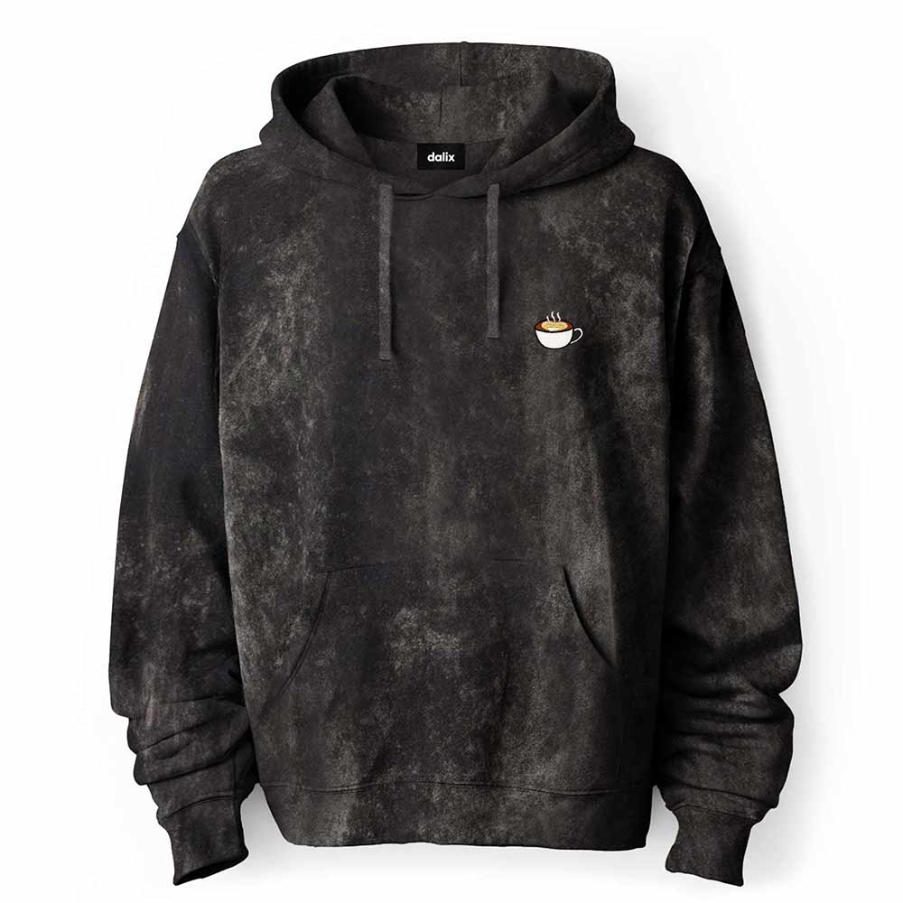 Dalix Cappuccino Mineral Wash Hoodie