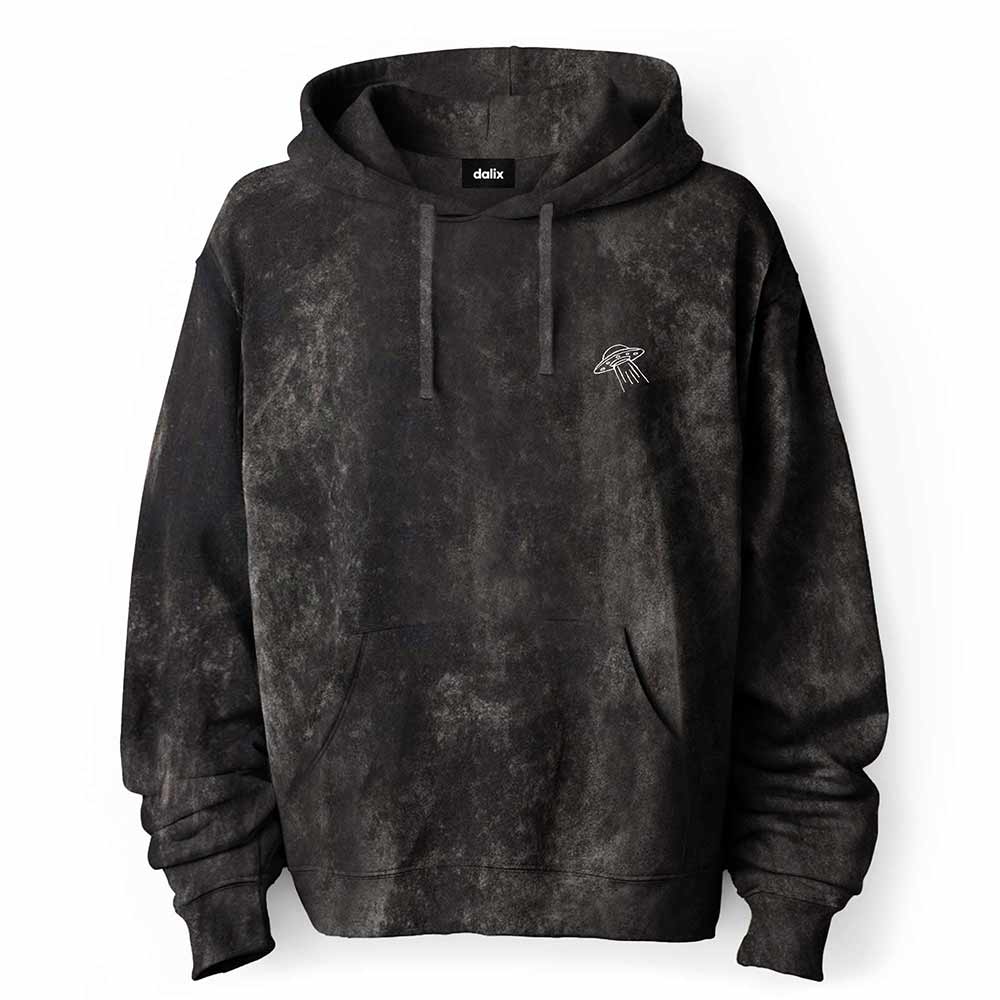 Dalix UFO Mineral Wash Hoodie