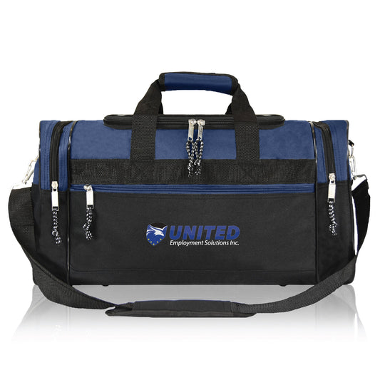 Dalix United Employment Solutions Embroidered 17" Duffel Bag