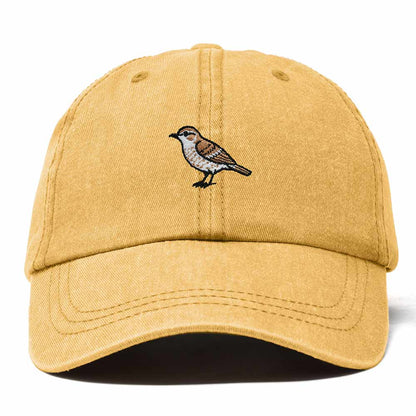 Dalix Cactus Wren Arizona Embroidered Bird Cotton Baseball Cap Dad Hat Mens Womens Outdoor Summer in Washed Gold