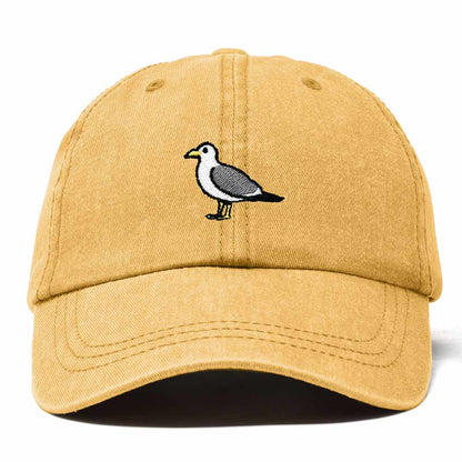 Dalix California Gull Utah Embroidered Bird Cotton Baseball Cap Dad Hat Mens Womens Outdoor Summer in Washed Gold