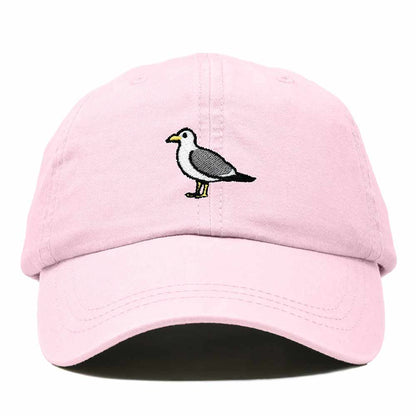 Dalix California Gull Utah Embroidered Bird Cotton Baseball Cap Dad Hat Mens Womens Outdoor Summer in Washed Pink